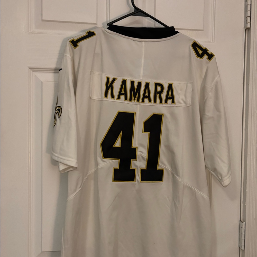 New Orleans NFL Gold and Black Jersey with Bold Number and Name - Picture 1 of 4